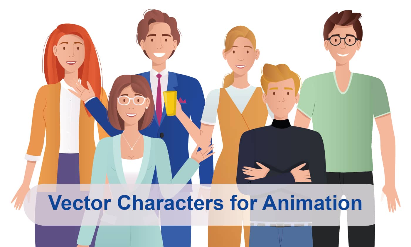 Vector Characters Pack for Animation - Technomatix